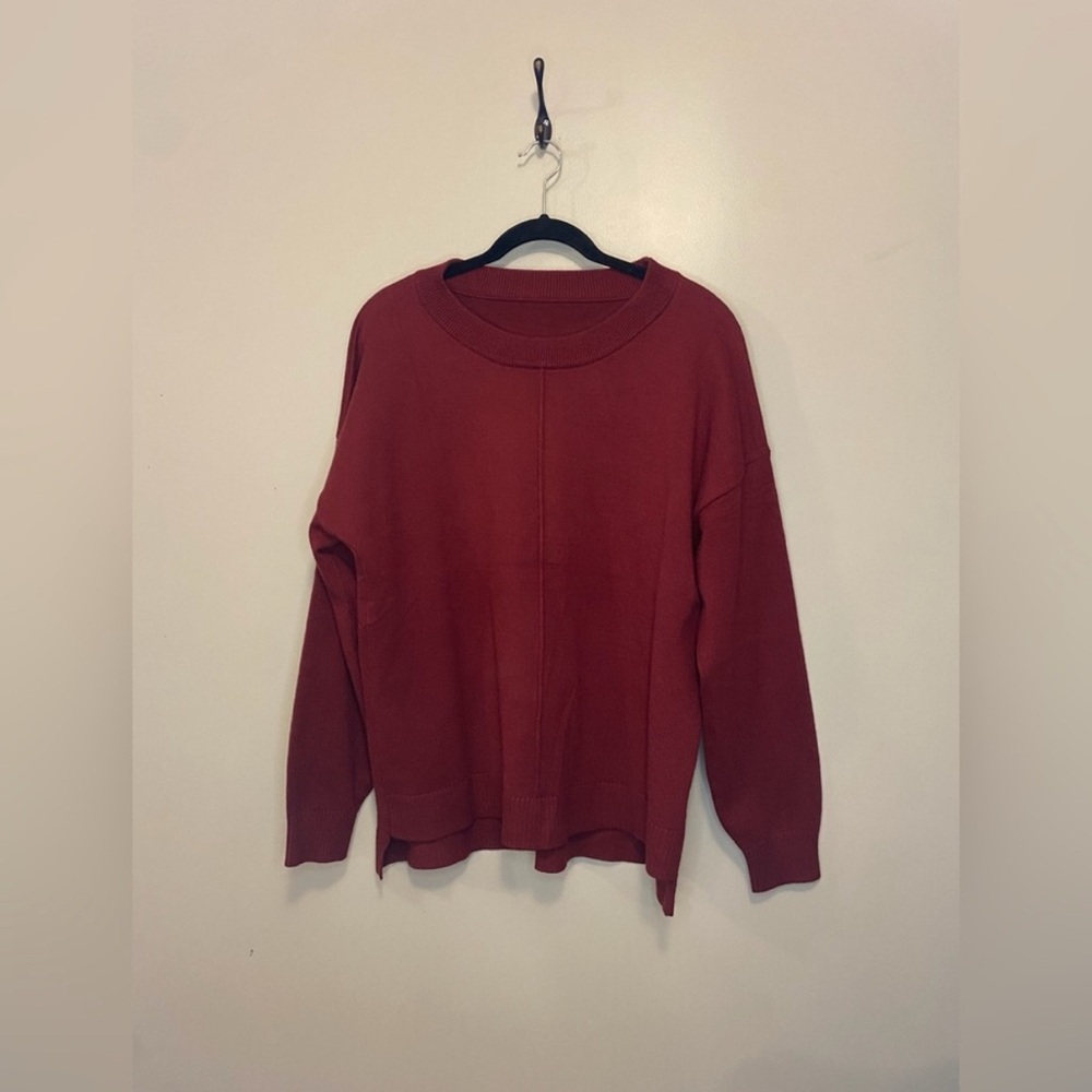 Amazon Women's Crew Neck Sweater - Red